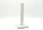 White Stone Paper Towel Holder , Marble Paper Towel Stand Square Base