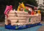 Safety Noah's Ark Paradise Inflatable Combo Bounce House For Kids