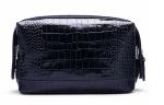 Zippered PVC / PU Leather Cosmetic Toiletry Bag OEM / ODM Acceptable