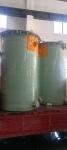 White Fiberglass Chemical Tanks Ammonia Storage Chemistry Mixer 1800mm*4080mm