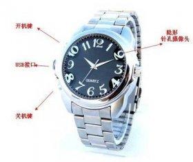 camera watches with rubber band and stainless steel strap