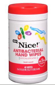 Wholesale 40 Dry Wipes For Antibacterial Hand Wipes Manufacturer Hypoallergenic Fresh Scent from china suppliers