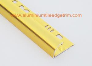 Wholesale Shiny Polished Gold Curved Bathroom Tile Edge Trim 10mm Height from china suppliers