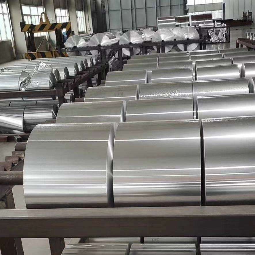 0.3mm 35 Micron Printed Brushed Aluminium Foil Roll 300 Meters Soft Temper