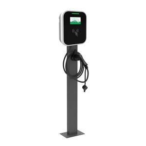 Wholesale Wall Mounted Smart EV Charger Type2 AC Charging Station Silver 5m Cable 7.4-11-22KW from china suppliers
