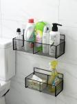 44cm Length Multipurpose Four Storey Steel Kitchen Basket Rack