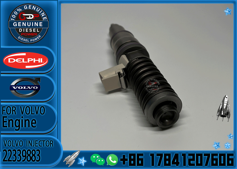 Reman Fuel Injector 22339883 22325866 BEBE4D48001 3801617 For Volvo Penta TAD1140VE TAD1151VE TAD1152VE TAD1141VE TAD1142VE