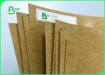 Waterproof Single Side 350GSM + 18G PE Coated Kraft Paper For Food Packaging