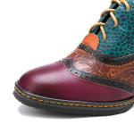 Casual Bohemian Style Shoes Thick Heel Dress Shoes Women Retro Shoes