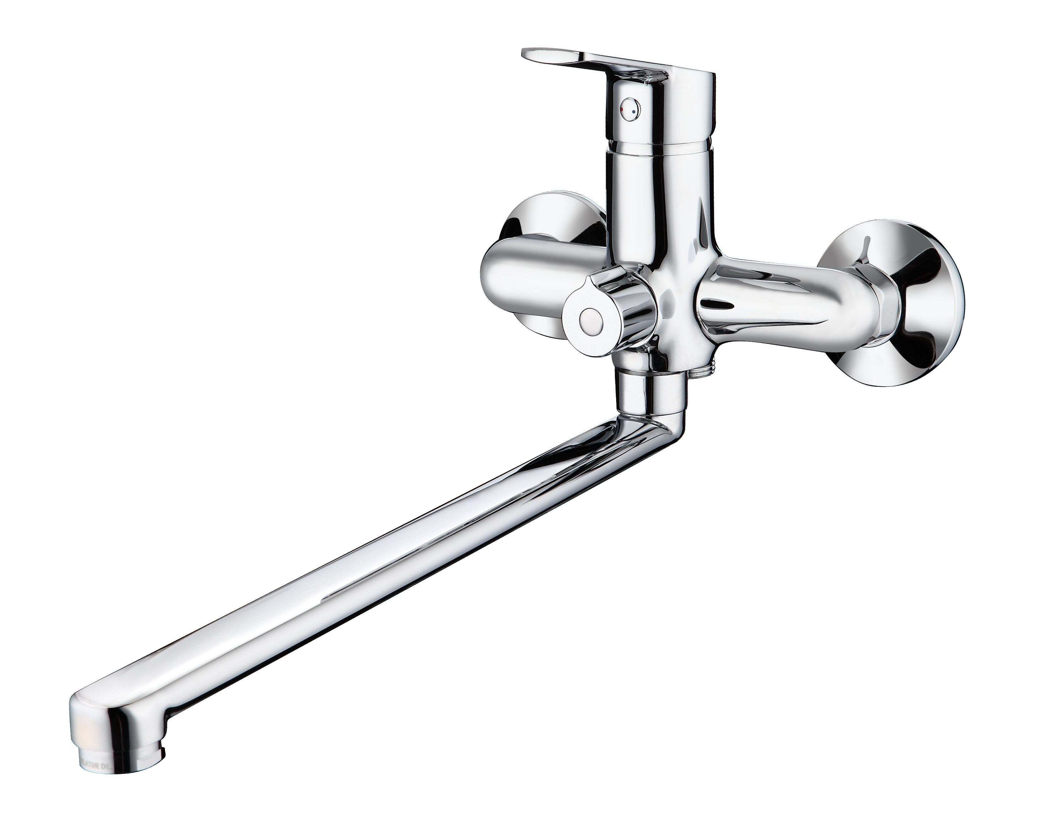 Modern Long Spout Bathtub Faucet 35mm Ceramic Cartridge Classic Cylindrical Design