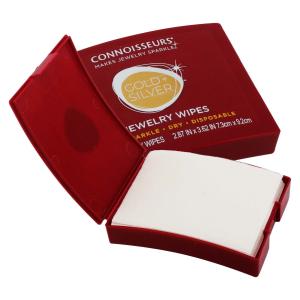Wholesale Compact Jewelry Accessories Tools 25pcs Jewelry Cleaning Wipes from china suppliers