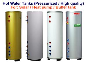 Wholesale Pressurised Water Heater Storage Tank , Solar Water Storage Tank Customized Size from china suppliers