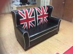 England Commercial Booth Seating Leather Modern Restaurant Banquette Seating