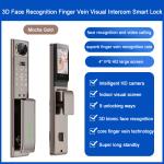 3D Face ID Electronic Entrance Door Locks Apartments Face Recognition Digital