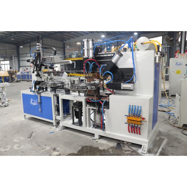 Industrial Spiral Fan Guard Automatic Welding Machine Double Station HWASHI