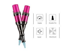 Wholesale Rose Red Copper Double Pin Permanent Makeup Tattoo Machine 10V from china suppliers