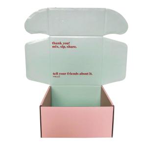 Wholesale 300g CCNB flute Custom Printed Folding Kraft Mailer Box for Household Products Shipping from china suppliers