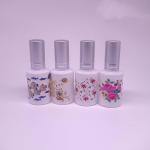 perfume glass bottle 15ml recycled glass bottles black blue red pink green cap