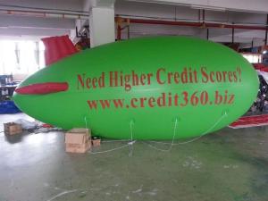 Wholesale Giant flying inflatable blimp / flying advertising PVC inflatable blimp with logo from china suppliers