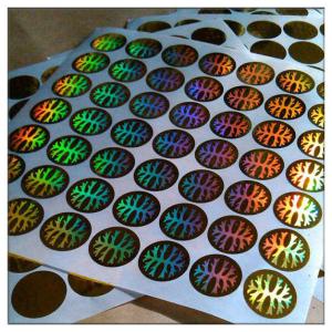 Wholesale Custom print Anti-fake authentic adhesive hologram label ,secure genuine hologram sticker label from china suppliers