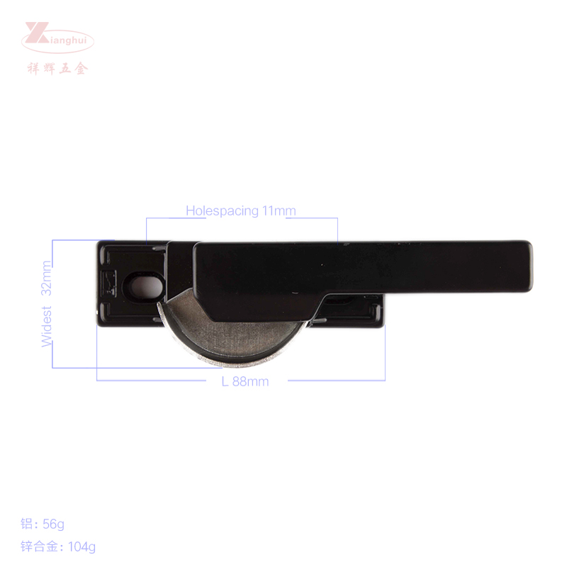 Aluminium Window Latch Sash Lock with 88MM Handle Length and Free Sample Offered Here