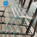 6mm Clear Curved Tempered Glass 1/4 Inch Bent Toughened Glass