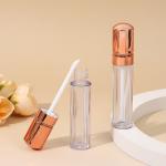 Rose Gold Head Cap Plastic Lip Glaze Tube Style High-End 4.5ml