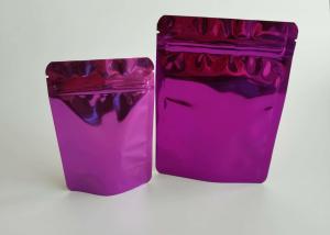 China Flat Beeswax Candle Stand Up Zipper Pouch Bags , Heat Seal Packaging Bags Customized on sale