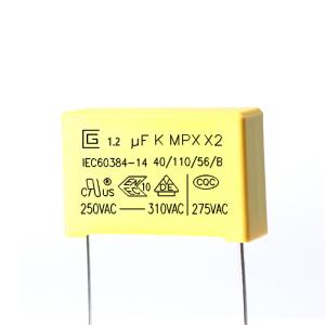 Wholesale 125K 125VAC Capacitor 1.2 UF Withstanding Surge Voltage Stressing​ from china suppliers