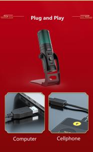 Wholesale Builtin Sound Card USB Condenser Microphone OEM ODM from china suppliers