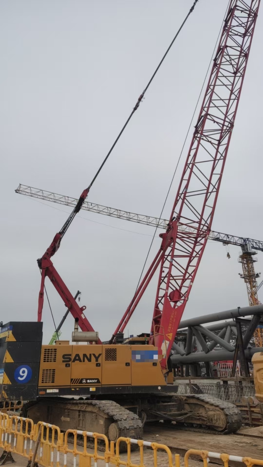 Used SCC750E Crawler Crane 75 Ton Low Energy Requirements 2017 Model
