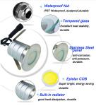 3W Led Outdoor Low Voltage Landscape Lighting12V IP67 Recessed Underground
