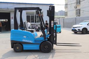 Wholesale Heavy Duty Electric Fork Lifts Truck With 420 Ah Battery Capacity And 3 Stage Mast from china suppliers