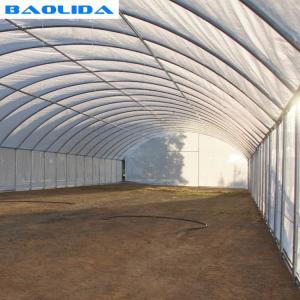 Wholesale 8m Width 200 Micron Film Agriculture 60m Anti Rust Tunnel Plastic Greenhouse from china suppliers