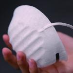 2 Layer N95 Face Mask , Anti Air Pollution Disposable Dust Mask 8100
