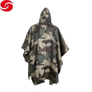 Wholesale Camouflage Raincoat/Wholesale Outdoor Waterproof Military Army Camouflage Nylon Polyester PE PVC Rain Poncho from china suppliers