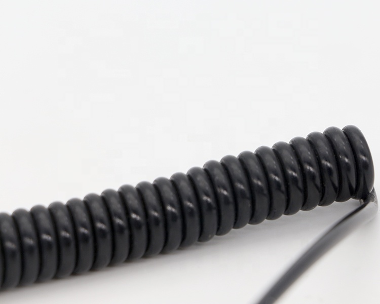 CUSTOM 1M 2M 3M Coil Spiral Spring Male to Male 3.5mm Jack Stereo Aux Audio Cable
