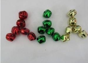 Wholesale green, Red, golden color cross jingle bells christmas jingle bell ornament from china suppliers