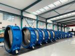 DI WCB PN16 BS EN593 Manual Double Flanged Butterfly Valve Wormgear Large size