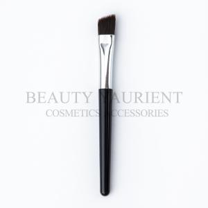 Wholesale Privated Logo Compact Makeup Brush Plastic Handle Angled Eyeliner Brush 15g from china suppliers