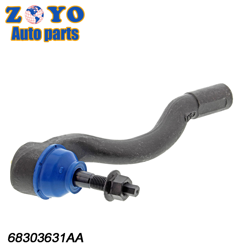 Left Position Tie Rod End for 2016-2022 Dodge Durango 68303631AA Black