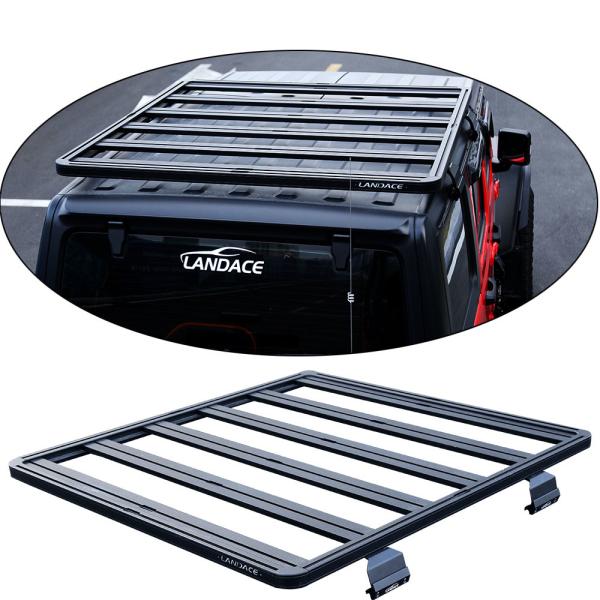 Off Road 4x4 Vehicle Accessories Black Roof Luggage Rack for Wrangler Expand