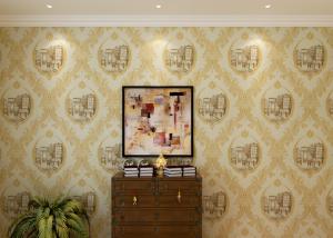 Wholesale European Design Style Wallpaper Artistic Printed Eco - friendly for TV Background from china suppliers