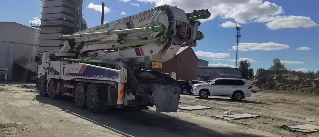 2012 Zml 49m Concrete Pump on Benz Truck Concrete Boom Pump Used Heavy Equipment