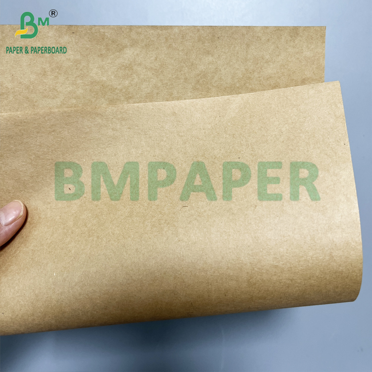 High Strength 100gsm Brown Kraft Heavy Duty Wrapping Paper 500mm x 300m