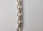 Architectural Anodized 1.5mm Metal Chain Link Door Curtain Antirust