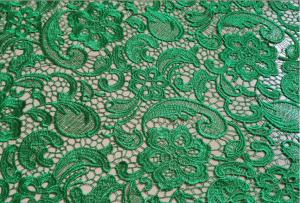 Wholesale 100% Polyester Water Soluble Embroidery Fabric Green Color from china suppliers