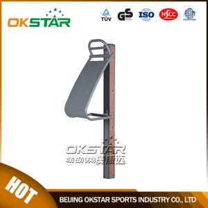 Wholesale fitness equipment for elderly wood outdoor fitness equipment park back stretcher for the old people from china suppliers