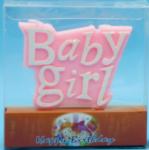 Blue & Pink Painted Shaped Birthday Candles For Baby Boy / Girl Party Food Grade