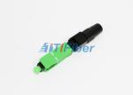 Fiber Field Assembly FTTH SC / UPC Fibre Optic Cable Connectors
